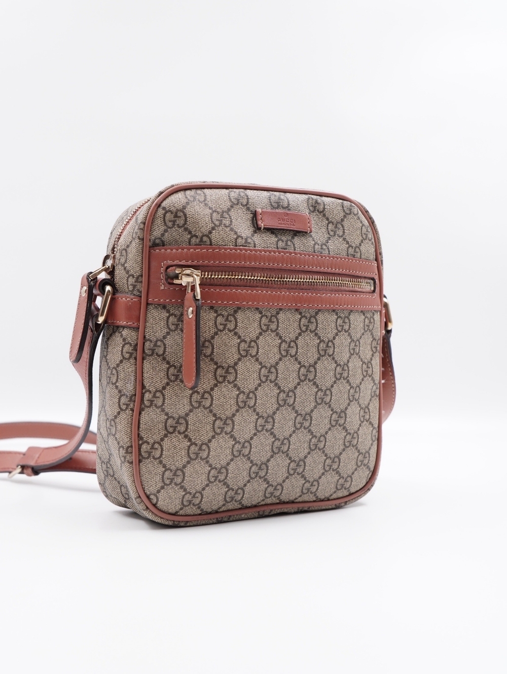 BZ01 💗 GUCCI GG Plus Monogram small Messenger Bag - Picture 5 of 13